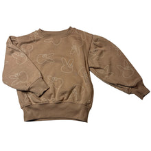 Load image into Gallery viewer, Girls Mango, fleece lined sweater / jumper, rabbits, GUC, size 5,  