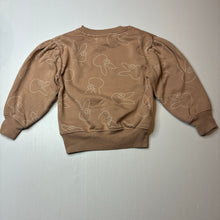 Load image into Gallery viewer, Girls Mango, fleece lined sweater / jumper, rabbits, GUC, size 5,  