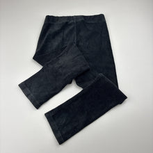 Load image into Gallery viewer, Girls Mango, ribbed velour leggings, Inside leg: 39.5cm, FUC, size 4,  