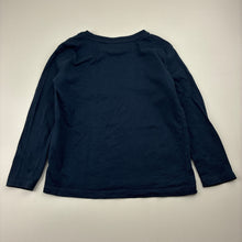 Load image into Gallery viewer, Unisex Anko, navy cotton long sleeve tee / top, GUC, size 3,  