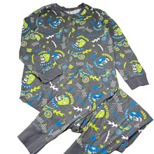 Load image into Gallery viewer, Boys Neon, cotton all-in-one pyjamas / sleepsuit, EUC, size 8,  