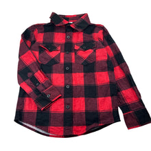 Load image into Gallery viewer, Boys Clothing &amp; Co, checked flannel cotton long sleeve shirt, EUC, size 7,  