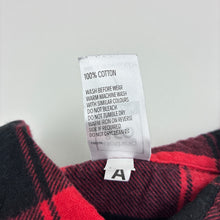 Load image into Gallery viewer, Boys Clothing &amp; Co, checked flannel cotton long sleeve shirt, EUC, size 7,  