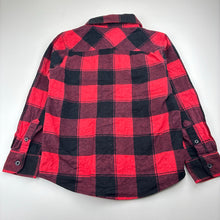 Load image into Gallery viewer, Boys Clothing &amp; Co, checked flannel cotton long sleeve shirt, EUC, size 7,  