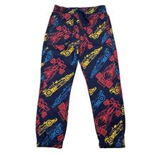 Load image into Gallery viewer, Boys Tu, cotton track pants, racing cars, Inside leg: 39cm, EUC, size 3-4,  