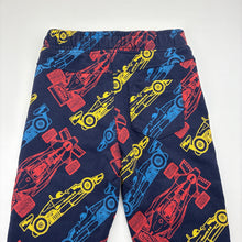 Load image into Gallery viewer, Boys Tu, cotton track pants, racing cars, Inside leg: 39cm, EUC, size 3-4,  