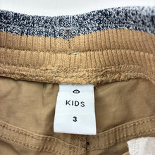 Load image into Gallery viewer, Boys Target, stretch cotton casual pants, elasticated, Inside leg: 41cm, FUC, size 3,  