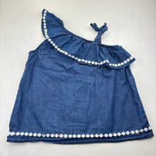Load image into Gallery viewer, Girls Future You, cotton asymmetrical summer top, GUC, size 9,  