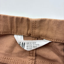 Load image into Gallery viewer, Girls H&amp;M, stretchy pants, elasticated, Inside leg: 43cm, FUC, size 5,  