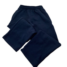 Load image into Gallery viewer, Unisex PICKLES, fleece lined navy track pants, Inside leg: 50cm, EUC, size 5,  