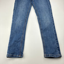 Load image into Gallery viewer, Boys Anko, blue stretch denim jeans, adjustable, Inside leg: 49.5cm, FUC, size 5,  