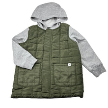 Load image into Gallery viewer, Boys Tommy Bahama, khaki &amp; grey lightweight hooded jacket, GUC, size 3,  