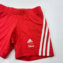 Load image into Gallery viewer, Unisex Adidas, Disney cotton shorts, elasticated, GUC, size 0,  