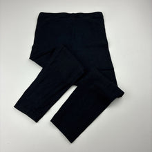 Load image into Gallery viewer, Girls Anko, black stretchy leggings, Inside leg: 38cm, FUC, size 5,  