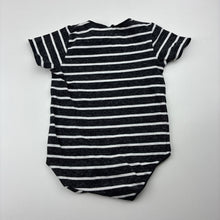 Load image into Gallery viewer, Unisex Bonds, striped stretchy bodysuit / romper, FUC, size 00,  