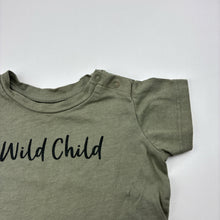Load image into Gallery viewer, Unisex Cotton On, khaki cotton tee / top, FUC, size 00,  