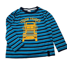 Load image into Gallery viewer, Boys H&amp;T, striped cotton long sleeve tee / top, FUC, size 4,  