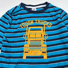 Load image into Gallery viewer, Boys H&amp;T, striped cotton long sleeve tee / top, FUC, size 4,  