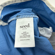 Load image into Gallery viewer, Boys Seed, lined board shorts, elasticated, no size, W: 24cm across unstretched, GUC, size 2-3,  