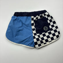 Load image into Gallery viewer, Boys Seed, lined board shorts, elasticated, no size, W: 24cm across unstretched, GUC, size 2-3,  