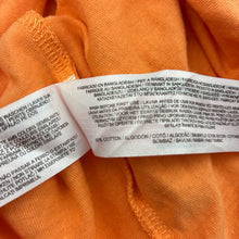 Load image into Gallery viewer, Girls Primark, orange cotton tee / top, FUC, size 4-5,  