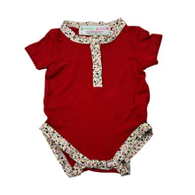 Load image into Gallery viewer, Girls SAHARA BLOOM, stretchy bamboo blend bodysuit / romper, EUC, size 000,  