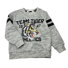 Load image into Gallery viewer, Unisex H&amp;M, fleece lined sweater / jumper, sequin tiger, FUC, size 3,  