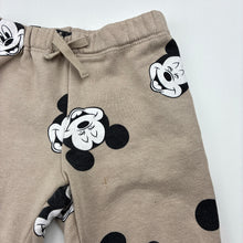 Load image into Gallery viewer, Unisex H&amp;M, Disney Mickey Mouse fleece lined pants / bottoms, FUC, size 00,  