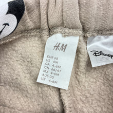 Load image into Gallery viewer, Unisex H&amp;M, Disney Mickey Mouse fleece lined pants / bottoms, FUC, size 00,  