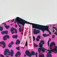 Load image into Gallery viewer, Girls POIM, animal print cotton dress, wash fade, FUC, size 2-3, L: 44cm