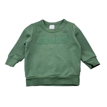 Load image into Gallery viewer, Unisex Bonds, green Tech Sweats sweater / jumper, light marks on front, FUC, size 000,  