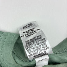 Load image into Gallery viewer, Unisex Bonds, green Tech Sweats sweater / jumper, light marks on front, FUC, size 000,  