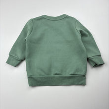 Load image into Gallery viewer, Unisex Bonds, green Tech Sweats sweater / jumper, light marks on front, FUC, size 000,  