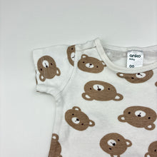 Load image into Gallery viewer, Unisex Anko, cotton romper, teddy bears, FUC, size 00,  