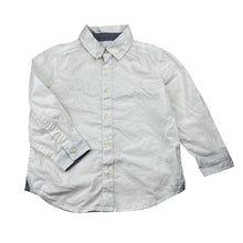 Load image into Gallery viewer, Boys Target, white cotton long sleeve shirt, dinosaur, EUC, size 3,  