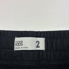 Load image into Gallery viewer, Boys Cotton On, fleece lined track pants, elasticated, wash fade, FUC, size 2,  
