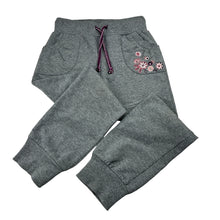 Load image into Gallery viewer, Girls Target, embroidered track pants, elasticated, Inside leg: 49cm, GUC, size 6,  