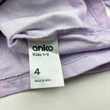 Load image into Gallery viewer, Girls Anko, soft cotton long sleeve top, sequin flowers, FUC, size 4,  