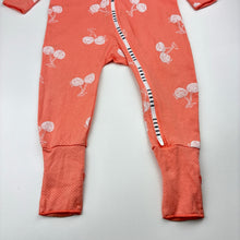 Load image into Gallery viewer, Girls Bonds, WONDERCOOL zip wondersuit / zippy / romper, cherries, GUC, size 1,  