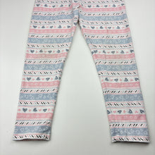 Load image into Gallery viewer, Girls stretchy, soft feel leggings, Inside leg: 39cm, FUC, size 6,  