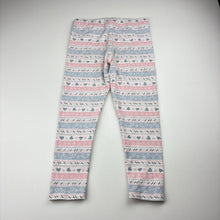 Load image into Gallery viewer, Girls stretchy, soft feel leggings, Inside leg: 39cm, FUC, size 6,  