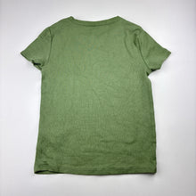 Load image into Gallery viewer, Girls KID, khaki stretchy ribbed tee / top, EUC, size 8,  