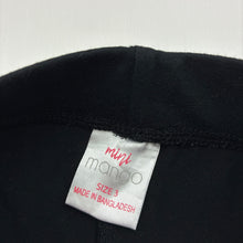 Load image into Gallery viewer, Girls Mango, black stretchy bike shorts, FUC, size 3,  