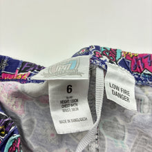 Load image into Gallery viewer, Girls MONSTER HIGH, cotton pyjama shorts, wash fade, FUC, size 6,  