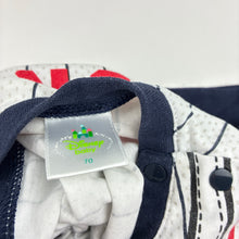 Load image into Gallery viewer, Boys Disney, Mickey Mouse cotton romper, baseball, FUC, size 00,  