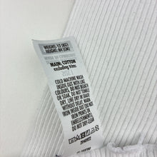 Load image into Gallery viewer, Unisex Bonds, white ribbed cotton singlet top, FUC, size 1,  