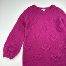 Load image into Gallery viewer, Girls Milkshake, soft feel stretchy knit dress, GUC, size 7, L: 59cm