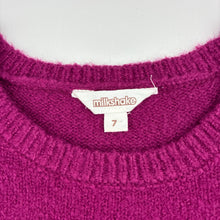 Load image into Gallery viewer, Girls Milkshake, soft feel stretchy knit dress, GUC, size 7, L: 59cm