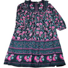 Load image into Gallery viewer, Girls LOUISE MISHA, lined organic cotton floral dress, EUC, size 6, L: 75cm