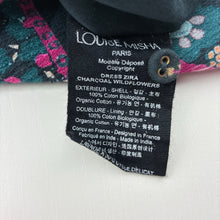 Load image into Gallery viewer, Girls LOUISE MISHA, lined organic cotton floral dress, EUC, size 6, L: 75cm
